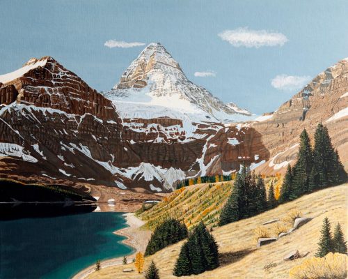 Painting - Mt Assiniboine and Lake Magog