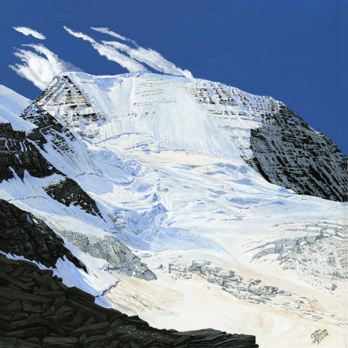 Painting - Mt Robson - North Face