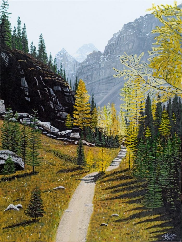 Painting - Opabin Trail