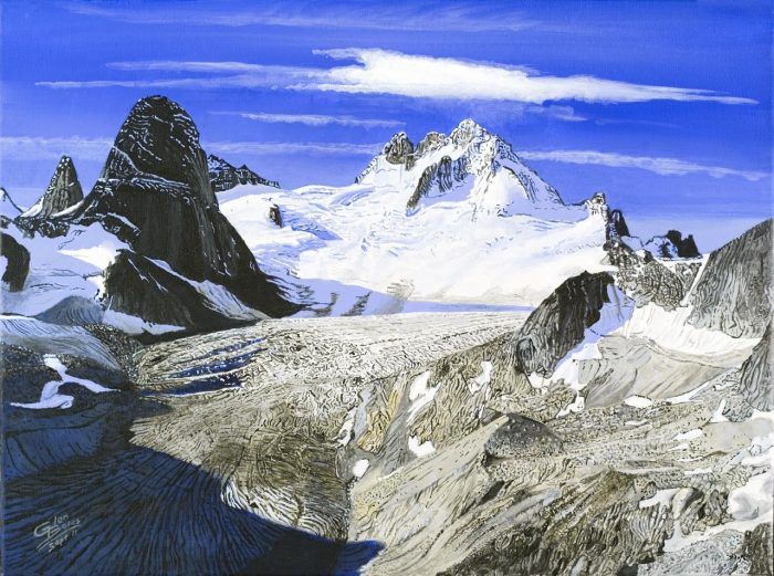 Painting - Vowell Glacier