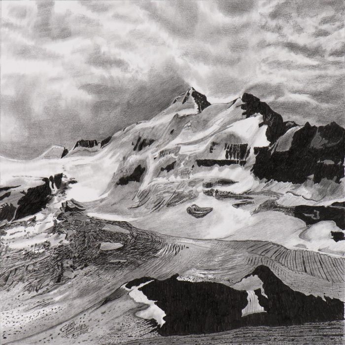 Drawing - Mt Balfour 2