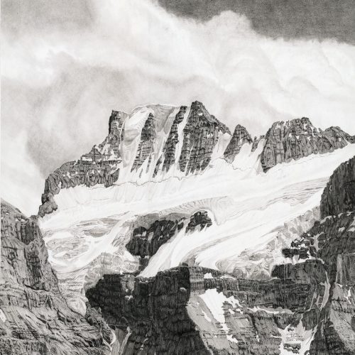 Drawing - Mt Fay