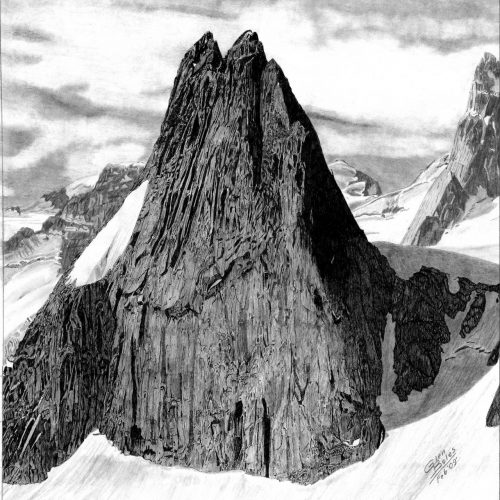Drawing - Snowpatch Spire 2